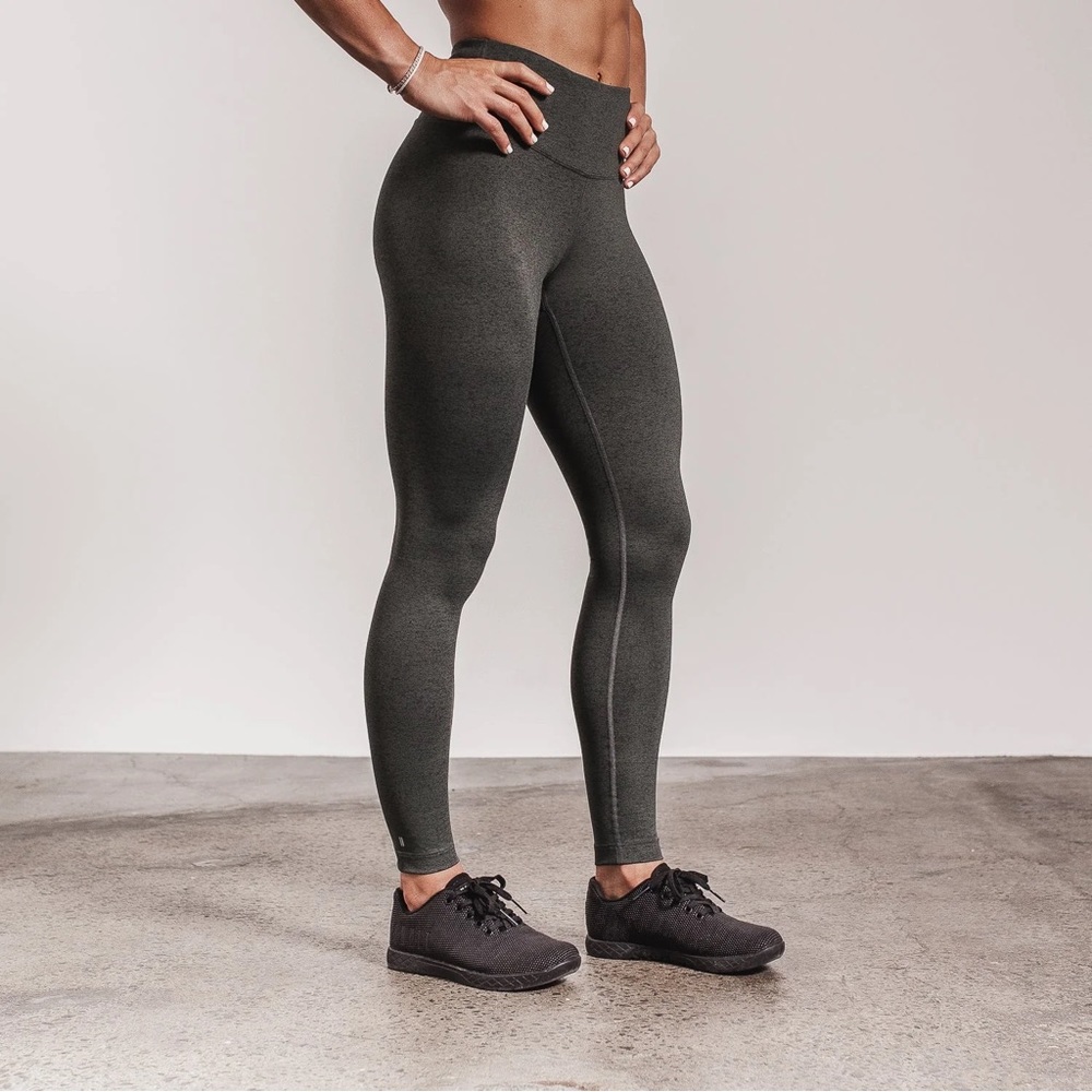 NoBull Women’s High Rise Plush Heather Tight